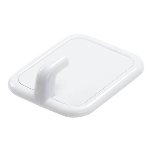 Velký plastový věšák pro sublimaci - bílý obdélník