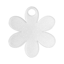 Akrylová jmenovka na hrnek 1200 ml se třpytkami pro sublimaci - květina