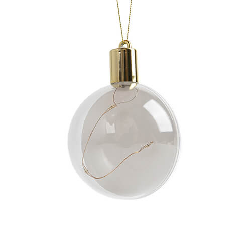 Plastová cetka s barevným světlem - sublimační koule