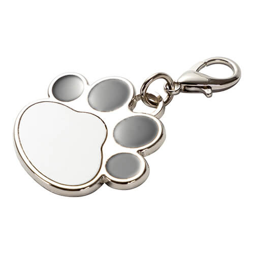 Psí známka pro sublimaci - černá tlapka