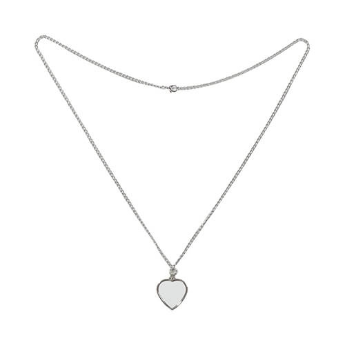 Náhrdelník ve tvaru srdce pro sublimaci