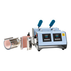 Dvoustaniční lis na hrnky a nádoby