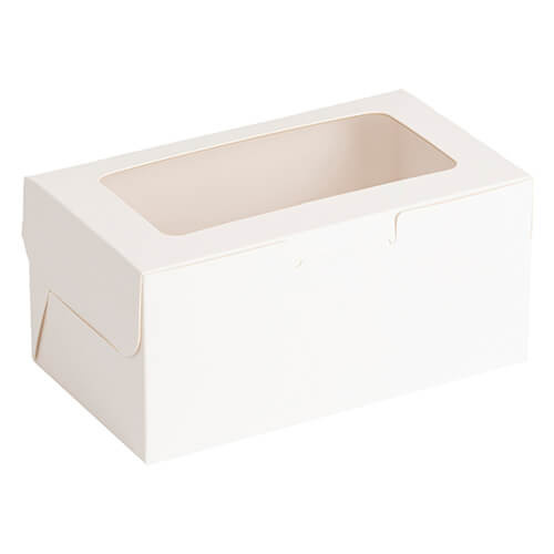 Dárková krabička s okénkem na 2 ozdoby pro sublimaci - 9 x 16 x 7,5 cm