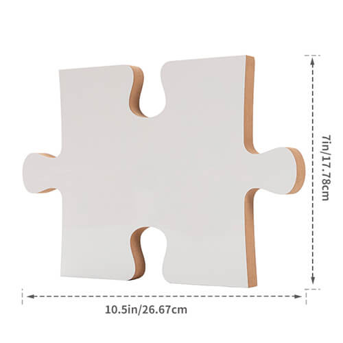 Fotorámeček puzzle z MDF pro sublimaci - 17,7 x 26,6 cm