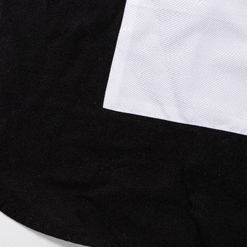 Černá zástěra s kapsou pro dospělé na sublimaci