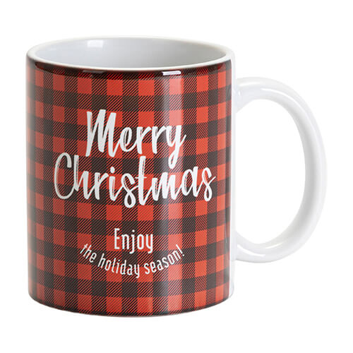 Xmas Plaid 2 přenosový arch 30,5 x 11,4 cm - 4 ks.