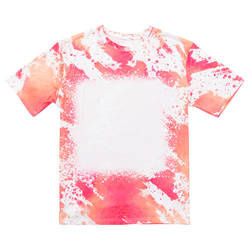 Tričko Cotton-Like Bělený Leopard Dreamy Pink pro sublimaci