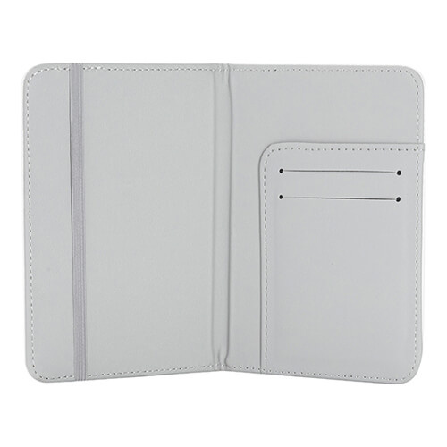 Kožený obal na pas pro sublimaci - bílý