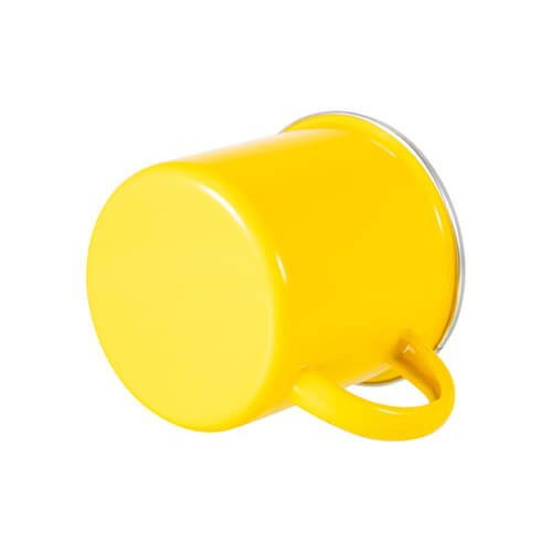 Kovový hrnek 360 ml pro sublimaci - žlutý