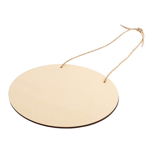 Dřevěná cedule na dveře pro sublimaci - oválná