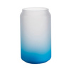 400 ml matné sklo pro sublimaci - modrý gradient