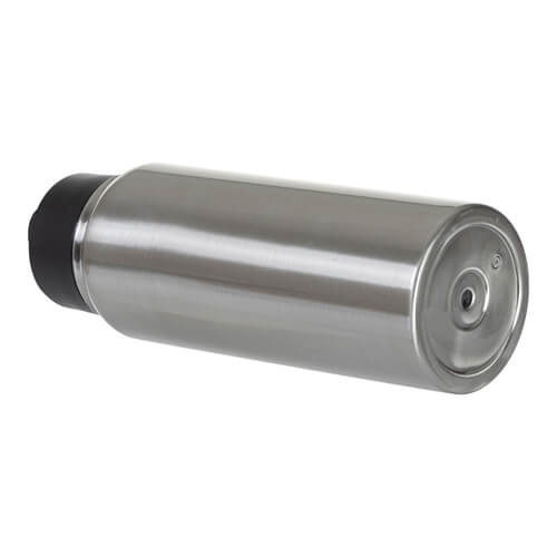 900 ml láhev na vodu se širokým hrdlem a sklopným držadlem pro sublimaci - stříbrná