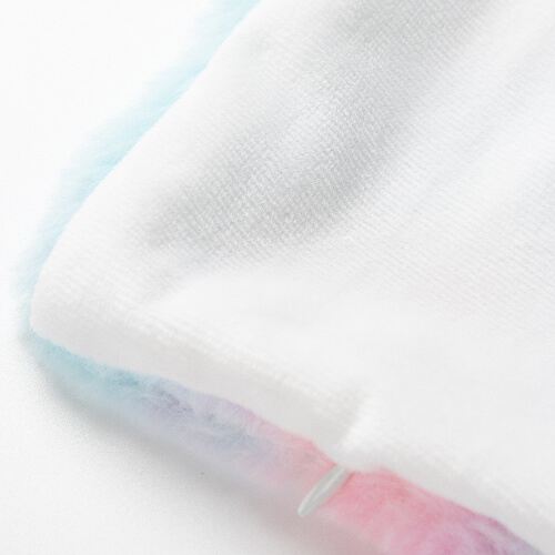 Barevný povlak na polštář 40 x 40 cm z fleecu a mikrovlákna pro sublimaci