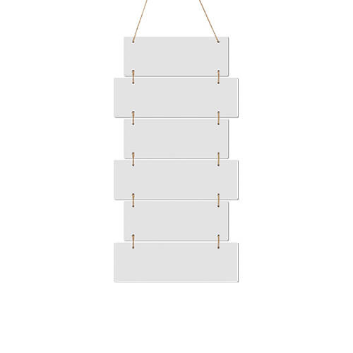 Šest závěsných rámů MDF pro sublimaci