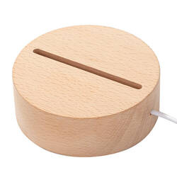 Podstavec LED lampy - kulatý Ø 10 cm - teplé světlo