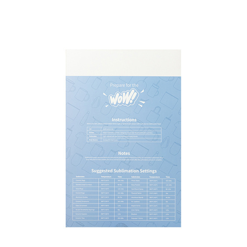 Sublimační papír 279 x 432 mm Craft Express - 110 listů