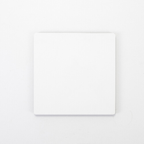 Dřevovláknitá deska pro sublimaci 20 x 20 x 0,6 cm - 2 ks - světle hnědá zadní strana