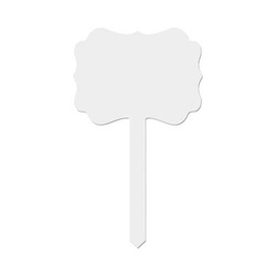 Zahradní plaketa 10 x 17 cm z MDF pro sublimaci - rozeta