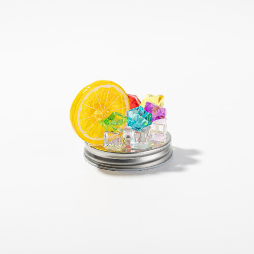 Skleněný hrnek Mason Jar pro sublimaci - umělý led a citron