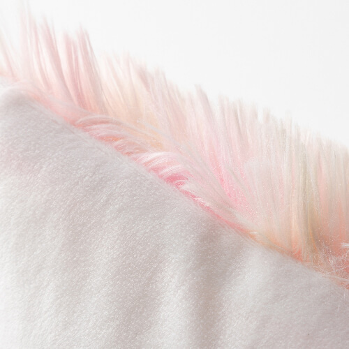 Barevný povlak na polštář 45 x 45 cm z dlouhovlasého rouna a mikrovlákna pro sublimaci