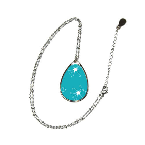 Přívěsek kapka na řetízku Sublimační termotransfer