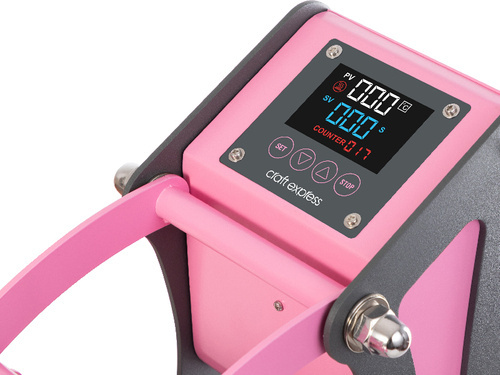 Plochý lis Craft Express 23 x 30 cm růžový