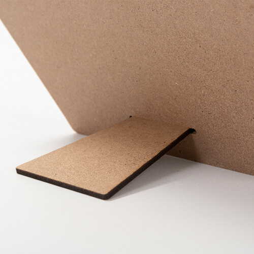 Šestihranný rámeček na fotografie z MDF pro sublimaci - 25,4 x 30,5 cm