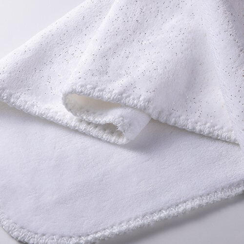 Minky deka pro sublimaci - zlaté třpytky