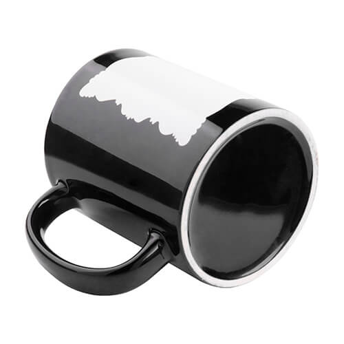 Hrnek 330 ml se sublimačním rámečkem - černý