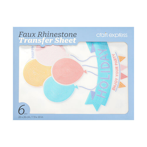 Sada zirkonových desek pro termotransfer - Balónky