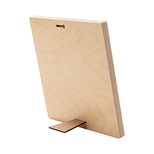 Čtvercový překližkový fotorámeček pro sublimaci - 25,4 x 25,4 cm