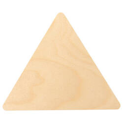 Trojúhelníkový překližkový rámeček na fotografie pro sublimaci - 12,7 x 15,2 cm