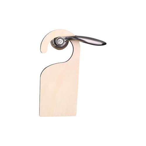 Hotelový věšák na dveře z překližky pro sublimaci