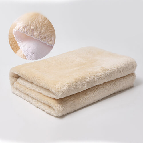 Deka z mikrovlákna a arktického rouna pro sublimaci - khaki barva