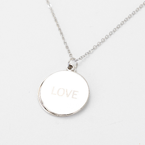 Kulatý medailon pro sublimaci - Love