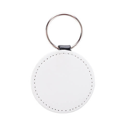 Kožený kroužek na klíče pro sublimaci - kruh
