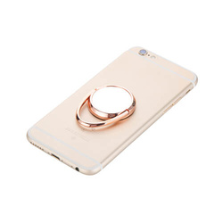 Otočný držák na prst pro smartphone - červené zlato
