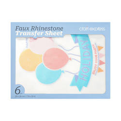 Sada zirkonových desek pro termotransfer - Balónky