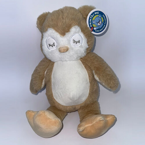 Sova (béžová) 25 cm pro sublimační tisk