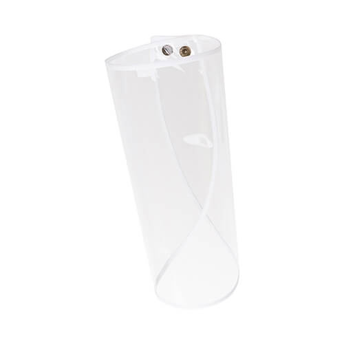 Obličejový štít z PVC pro čepici