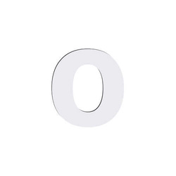 Dekorativní písmeno z MDF pro sublimaci 15 cm - O