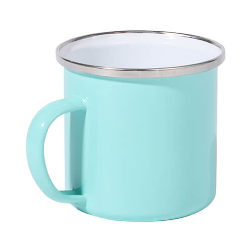 Kovový hrnek 360 ml pro sublimaci - mátový