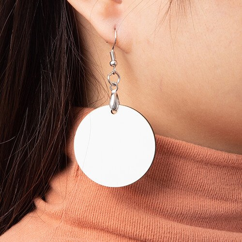 MDF náušnice pro sublimaci - kruh