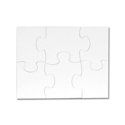 Dětské puzzle A5 (6 dílků) pro sublimaci