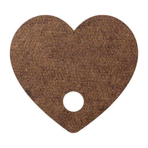 Vláknitá jmenovka pro hrnek 780 / 900 / 1050 / 1260 ml pro sublimaci - srdce