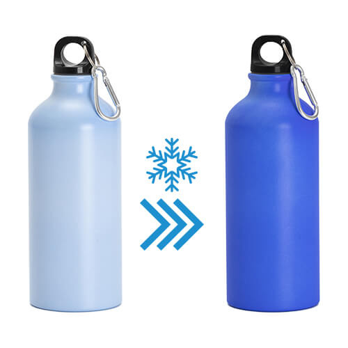 600 ml cestovní láhev pro sublimaci - změna barvy modrá > modrá