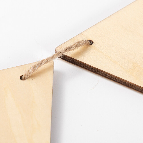 Překližková dekorace na zeď pro sublimaci - 8 trojúhelníků