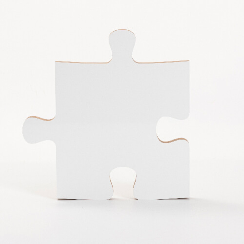 Fotorámeček puzzle z MDF pro sublimaci - 17,7 x 22,7 cm