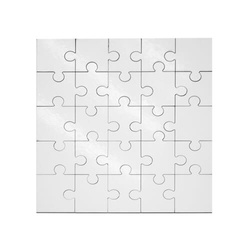 Puzzle z MDF 17 x17 cm (25 dílků) - pro sublimaci