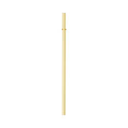 Rovné skleněné brčko 23 cm - žluté